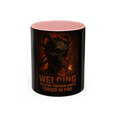 Fire-Themed Welding Mug – Inspirational Gift for Proud Welders