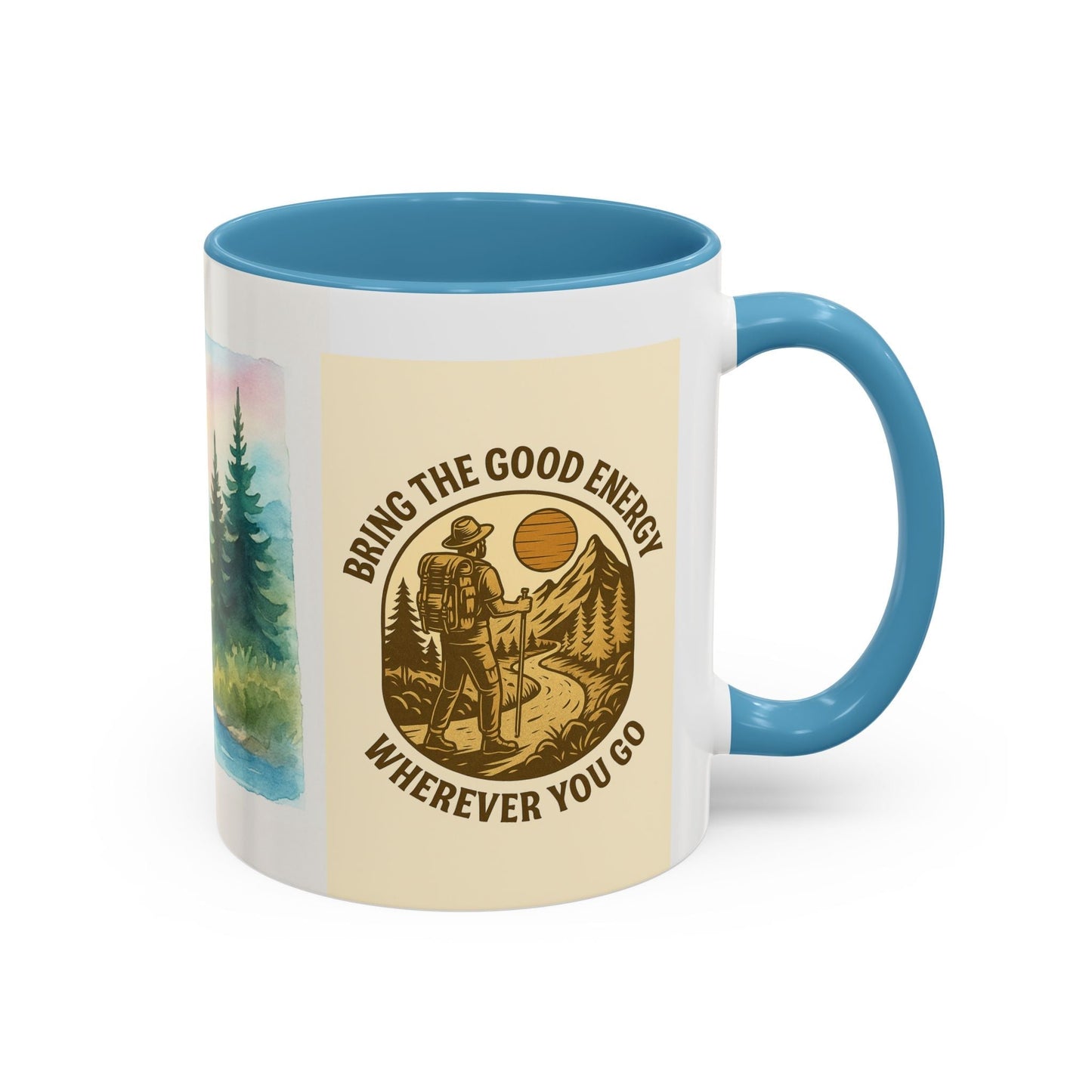 Nature-Inspired Mug – Bear & Mountain Coffee Cup for Outdoorsy Souls