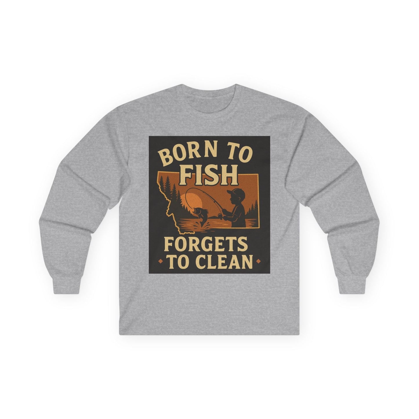 Fishing Long Sleeve Shirt – Angler Tee for Men & Women Outdoors