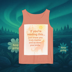 You Matter Nature Tank Top – Wolves Design Motivational Shirt