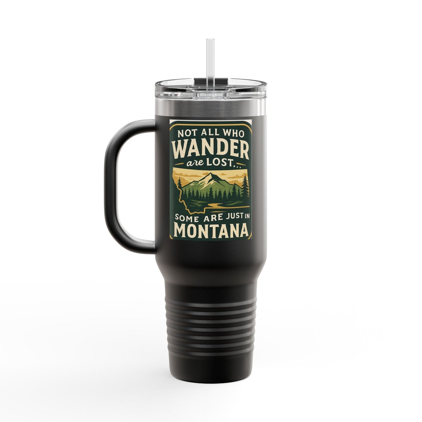 Montana 40oz Travel Mug – Adventure Tumbler for Hikers & Campers