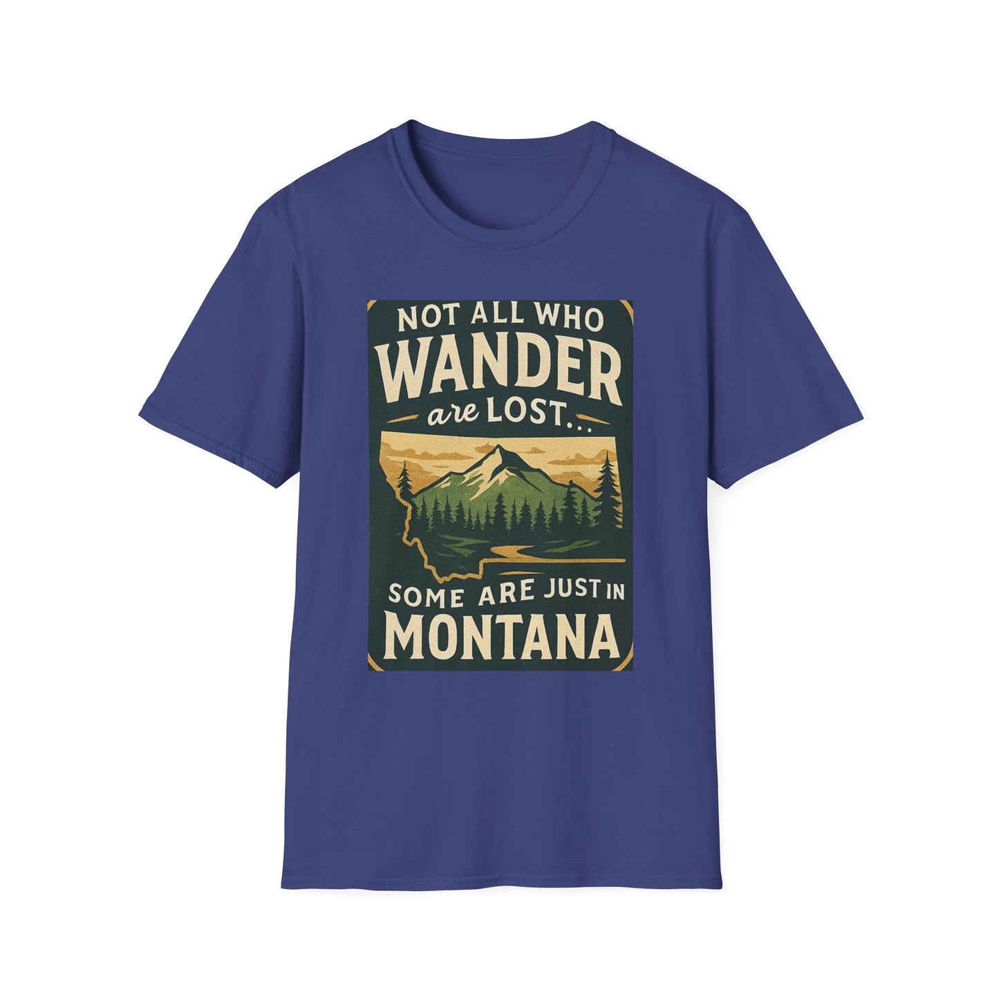 Unisex Wanderer T-Shirt – Not All Who Wander Are Lost Quote Tee