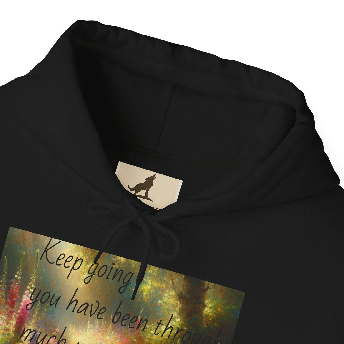 Wolf Meadow Hoodie – Strength in Stillness, Power in Kindness