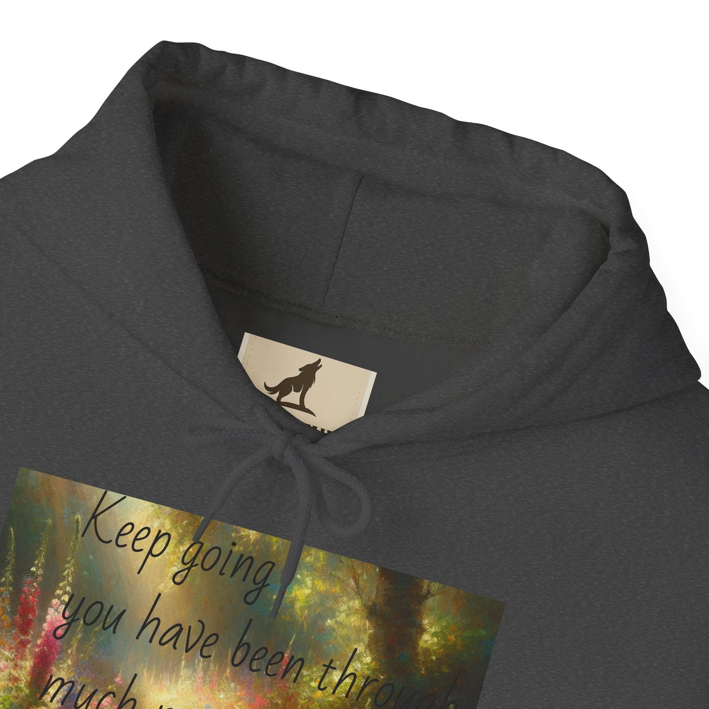 Wolf Meadow Hoodie – Strength in Stillness, Power in Kindness