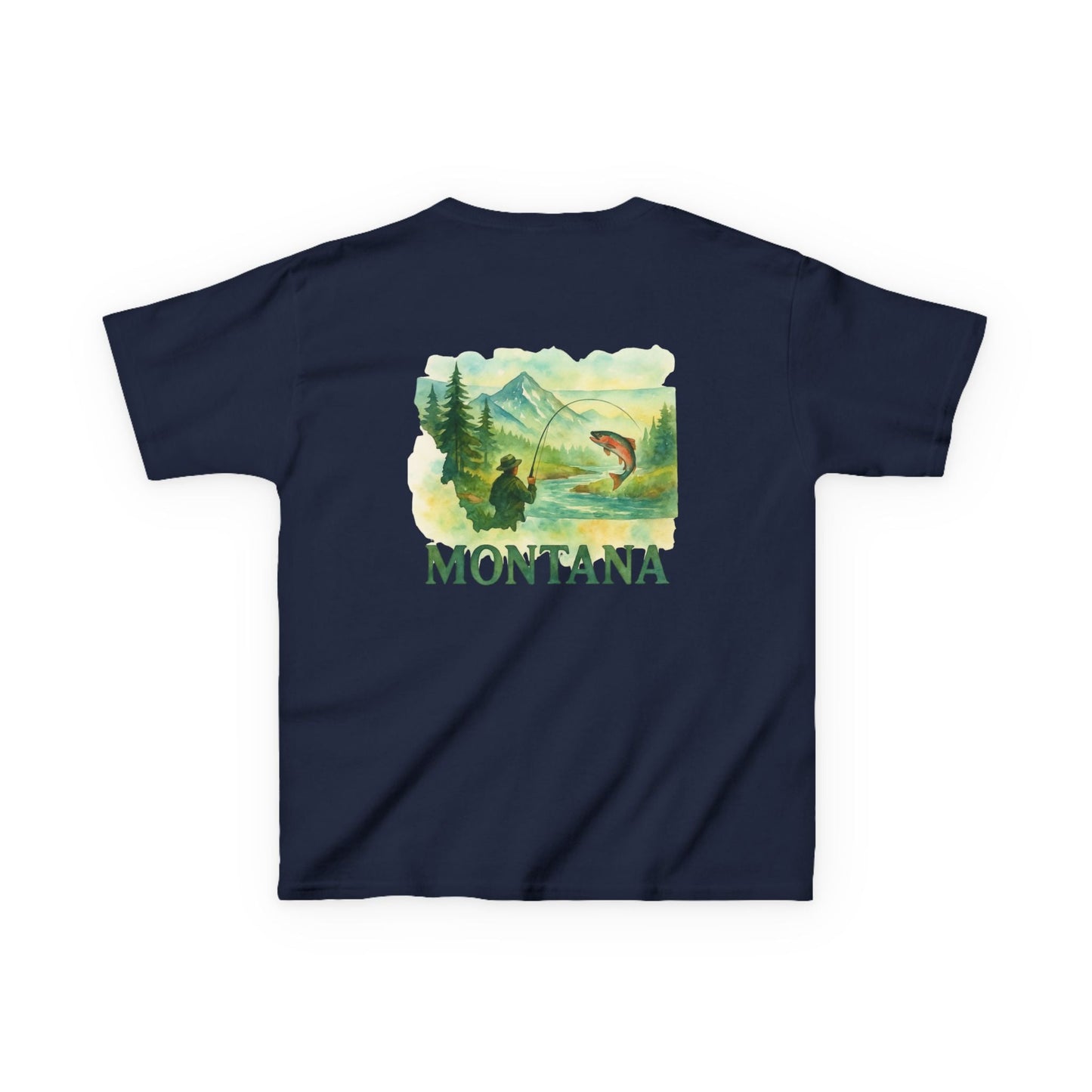 Kids Fishing T-Shirt – Funny Born to Fish, Skip Homework Design