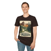Montana Nature Tee – Softstyle Vintage Shirt for Hikers & Travelers