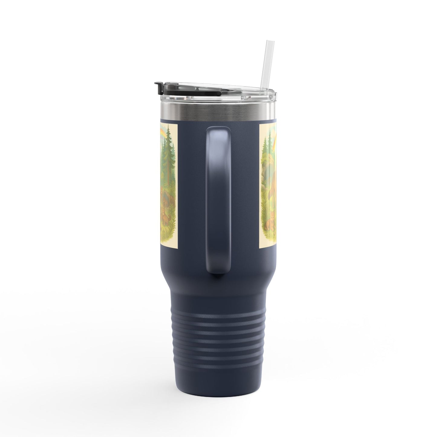 Wolves 40oz Insulated Travel Mug – Leak-Proof Tumbler for Outdoors
