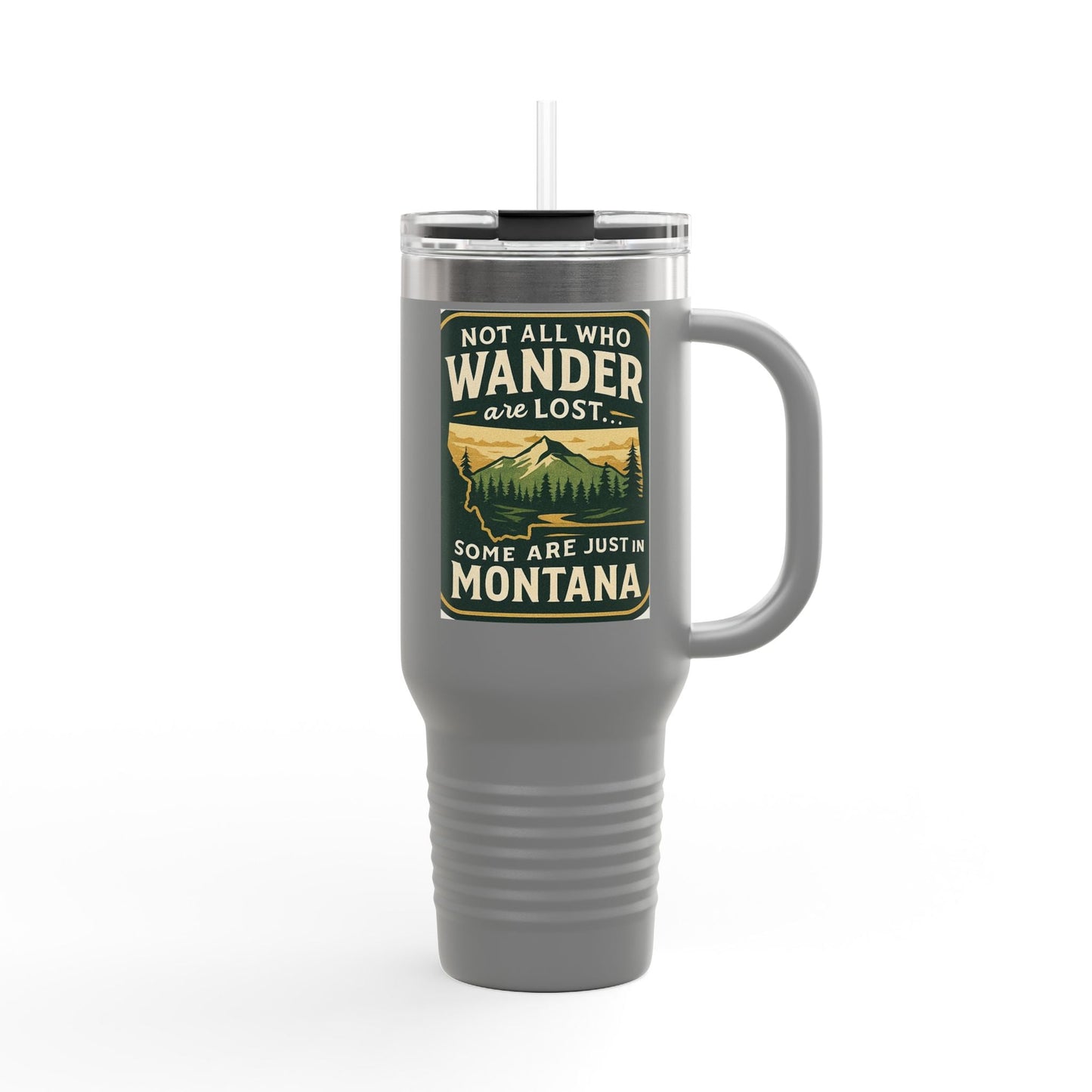 Montana 40oz Travel Mug – Adventure Tumbler for Hikers & Campers