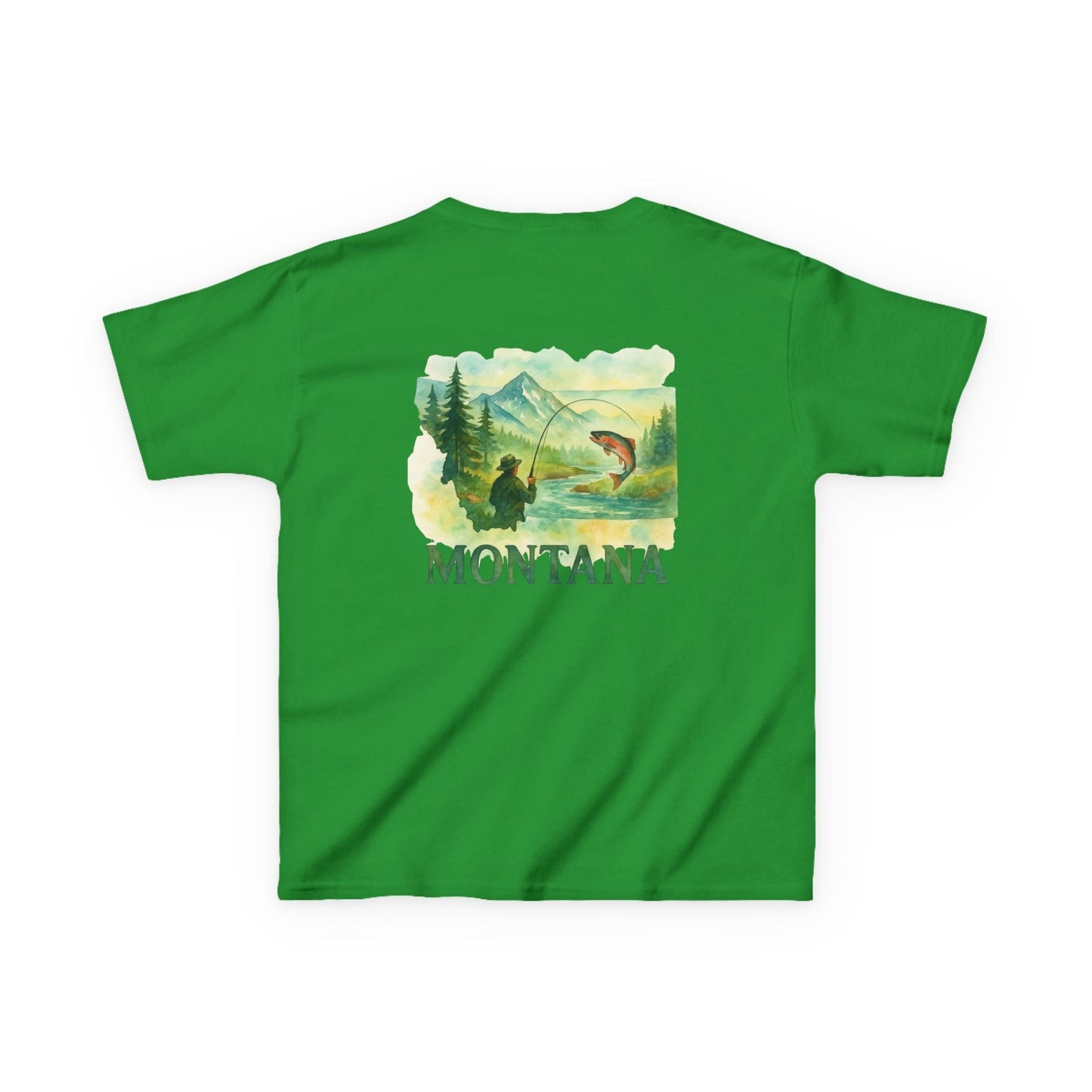 Kids Fishing T-Shirt – Funny Born to Fish, Skip Homework Design