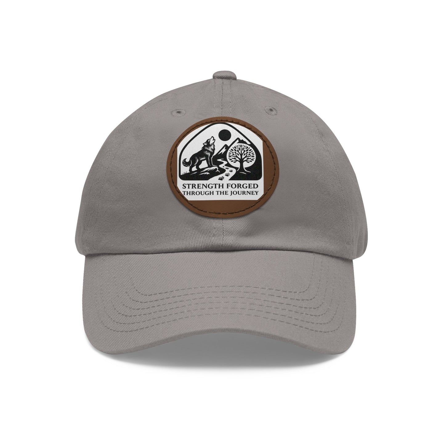 Wishful Wolf Dad Hat – Strength & Nature Inspired Headwear