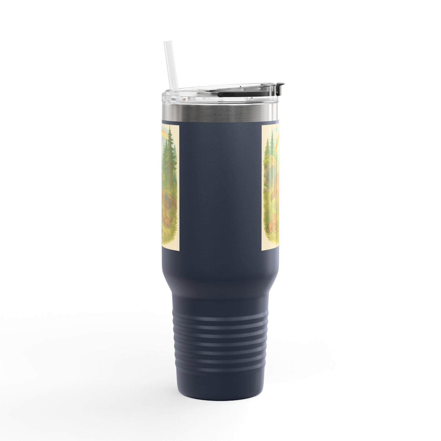 Wolves 40oz Insulated Travel Mug – Leak-Proof Tumbler for Outdoors