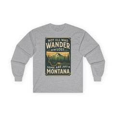 Wanderlust Long Sleeve – Montana Adventure Shirt for Outdoors Lover