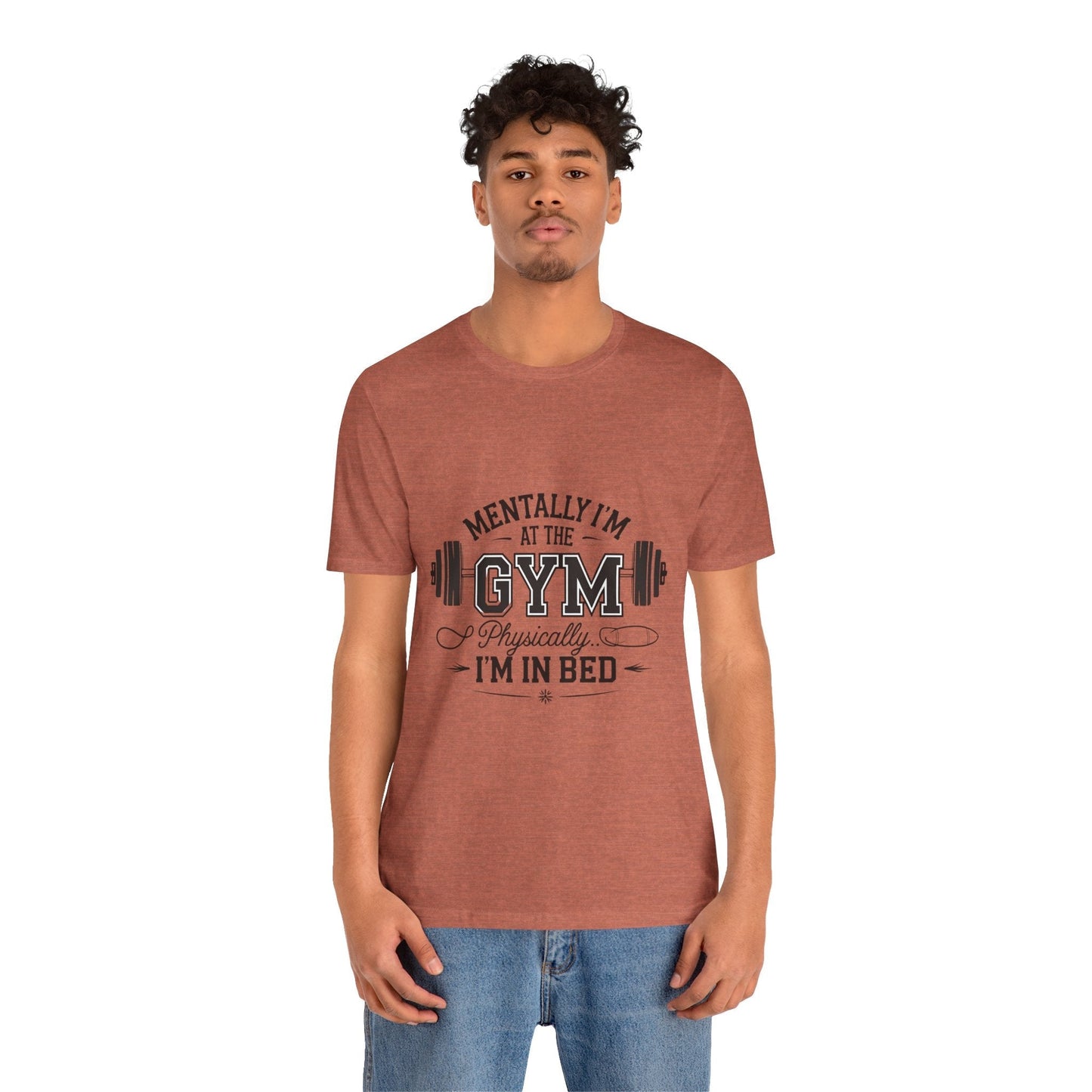 Gym Humor Tee – Motivational Graphic T-Shirt for Gym Lovers