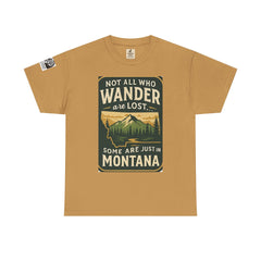 Montana Wanderer Tee – Inspirational Nature Quote Shirt for Explorers
