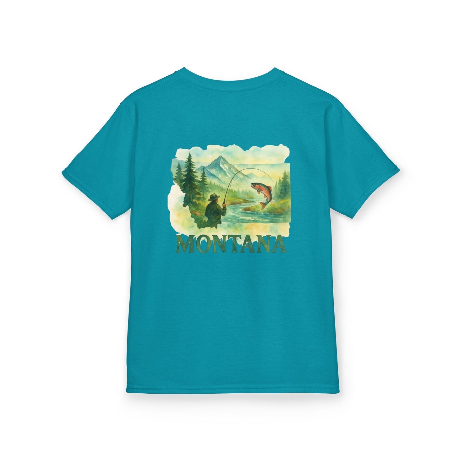 Kids Fishing T-Shirt – Funny Born to Fish, Skip Homework Design