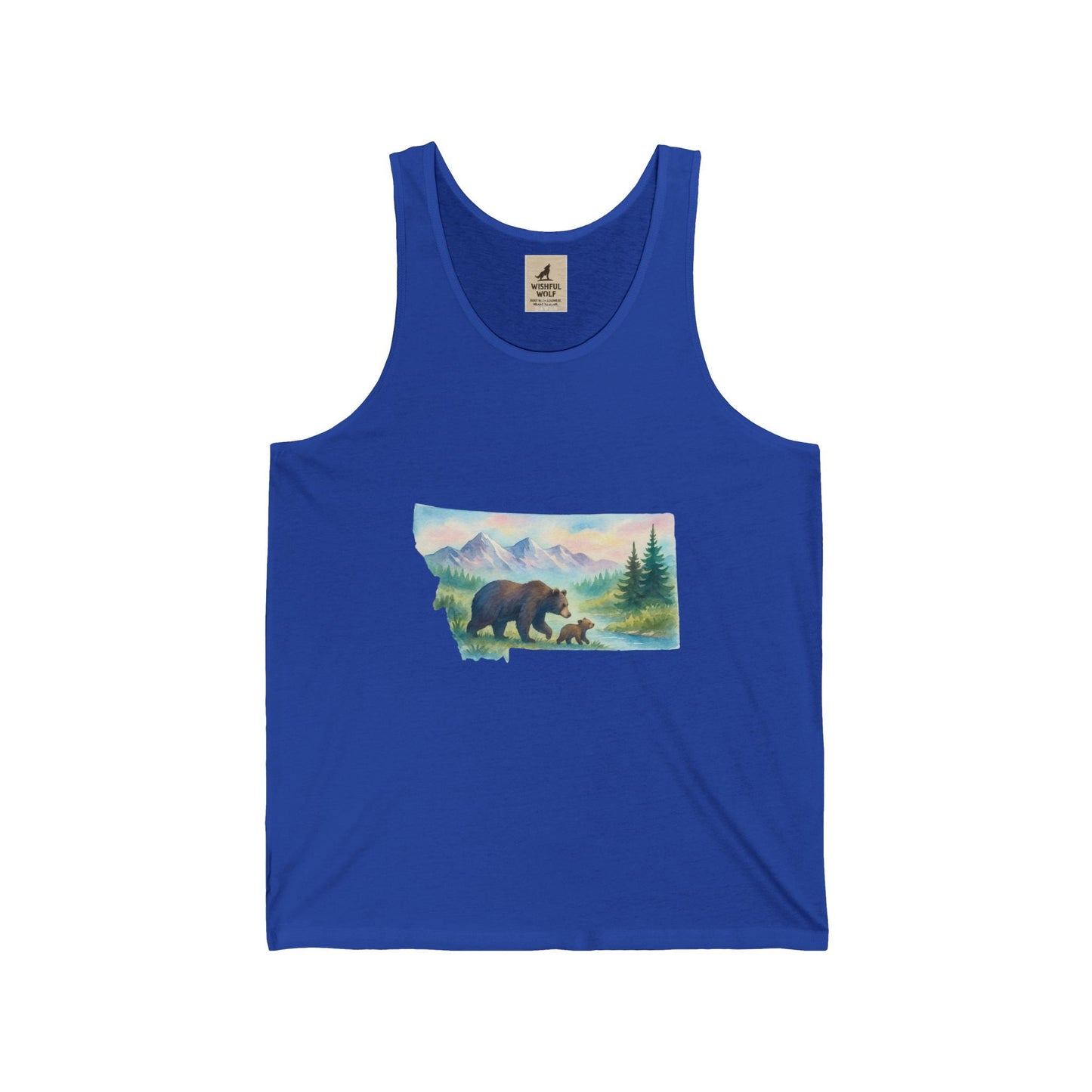 Montana Tank Top – Unisex Nature Shirt for Summer Adventures