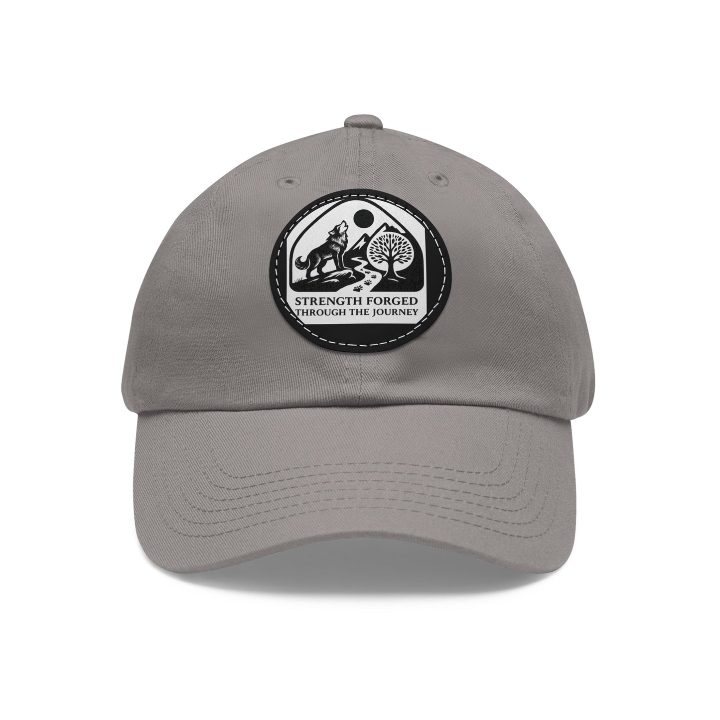 Wishful Wolf Dad Hat – Strength & Nature Inspired Headwear