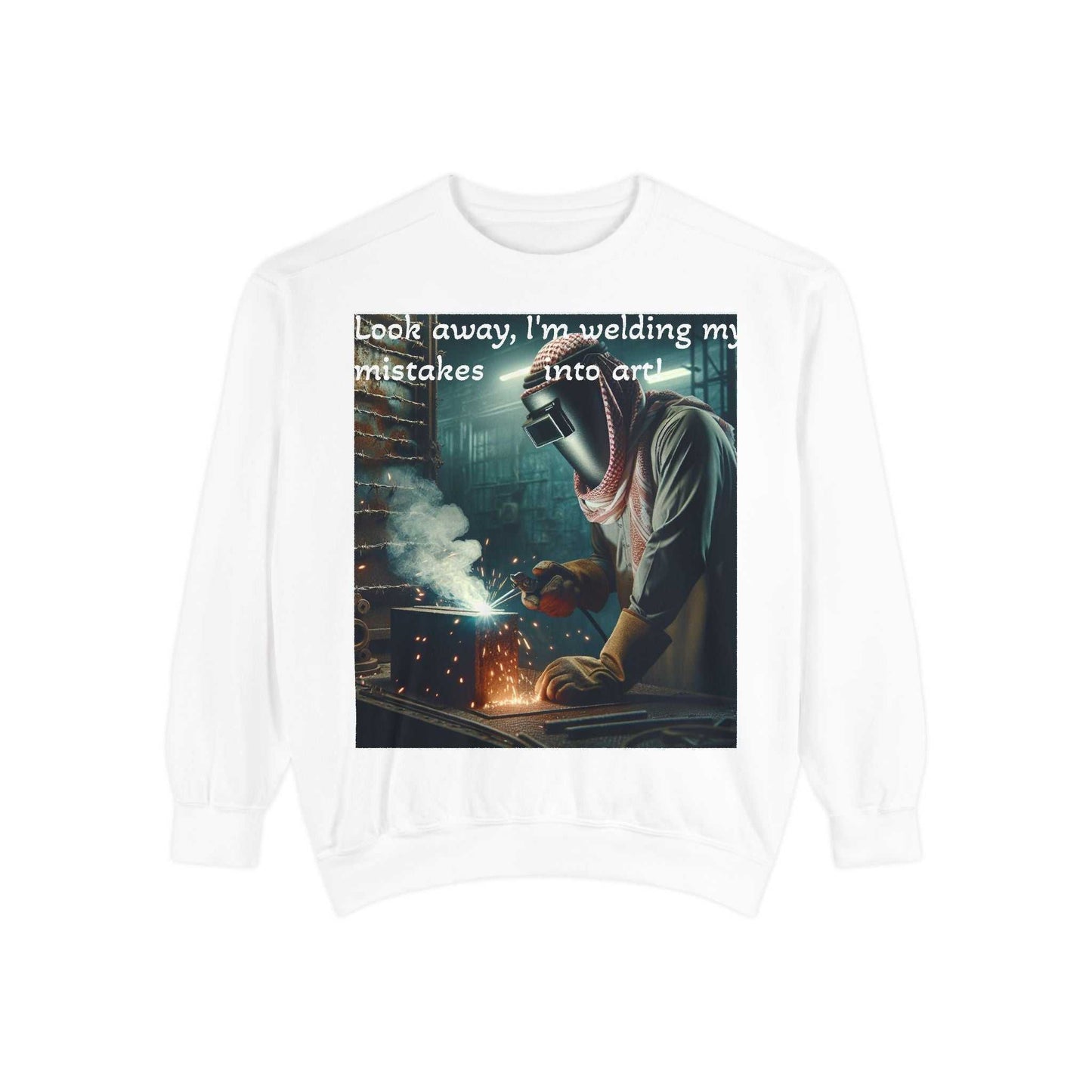 Welder Life Garment-Dyed Sweatshirt – Built for Comfort and Daily Grit