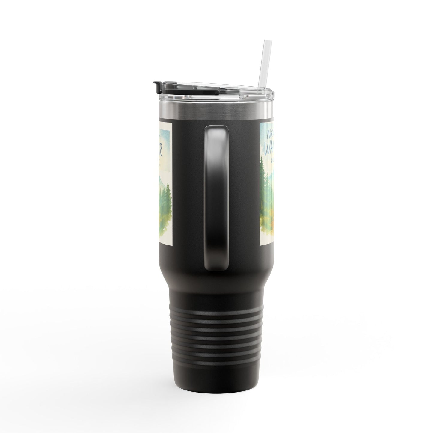 Montana 40oz Adventure Mug with rugged elk-inspired design and ergonomic handle.