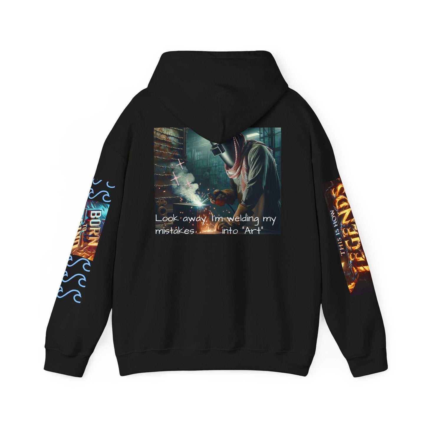 Welder Life Heavy Blend Hoodie – Durable, Warm & Built for Tough Days