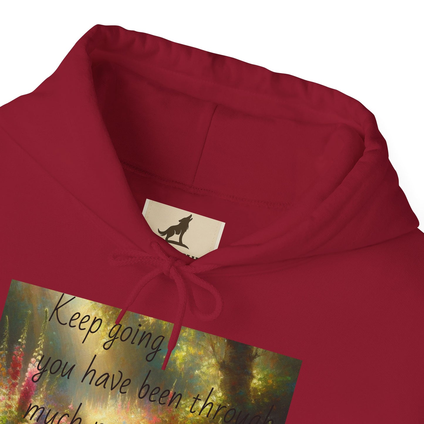 Wolf Meadow Hoodie – Strength in Stillness, Power in Kindness