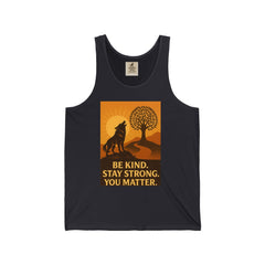 Wolf Motivation Tank – Inspirational Quote & Strength Design Tee