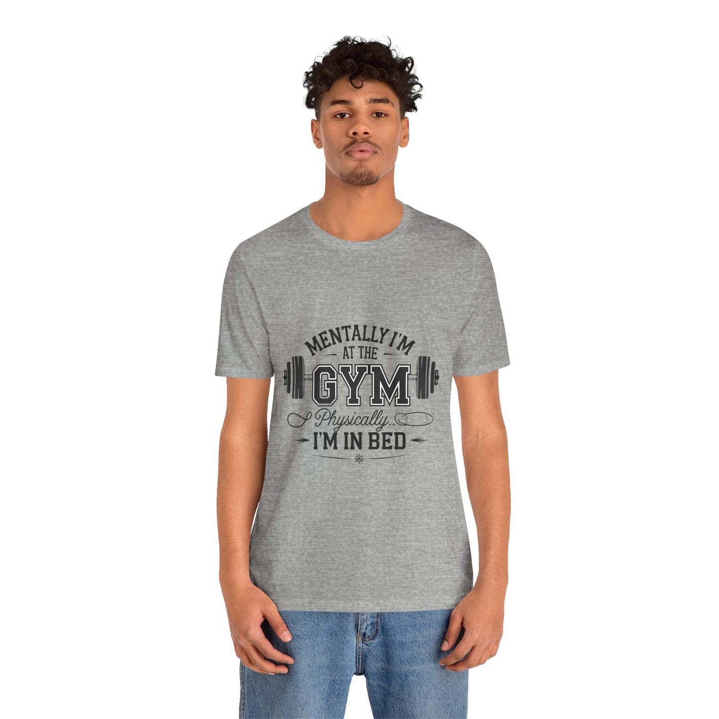 Gym Humor Tee – Motivational Graphic T-Shirt for Gym Lovers