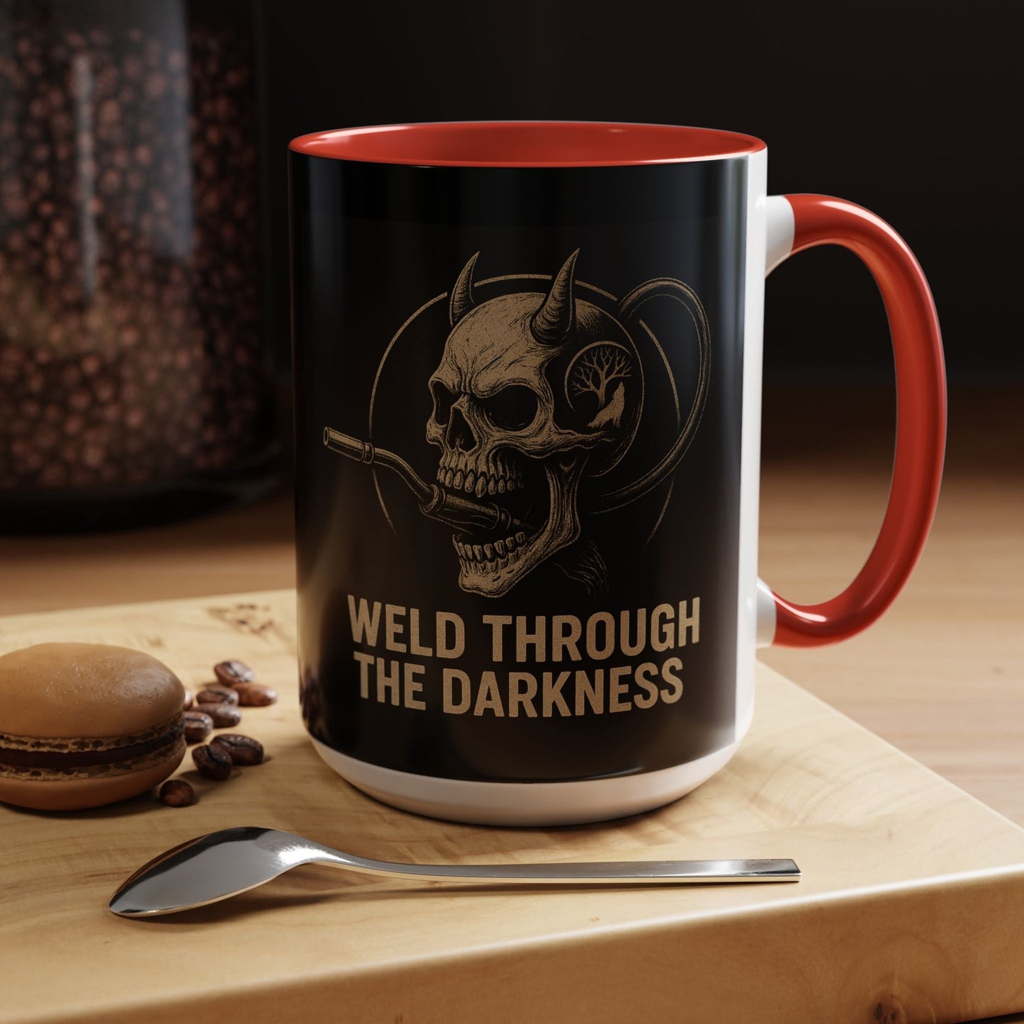 Skull Welding Coffee Mug – Rugged Gift for Welders & Caffeine Lovers