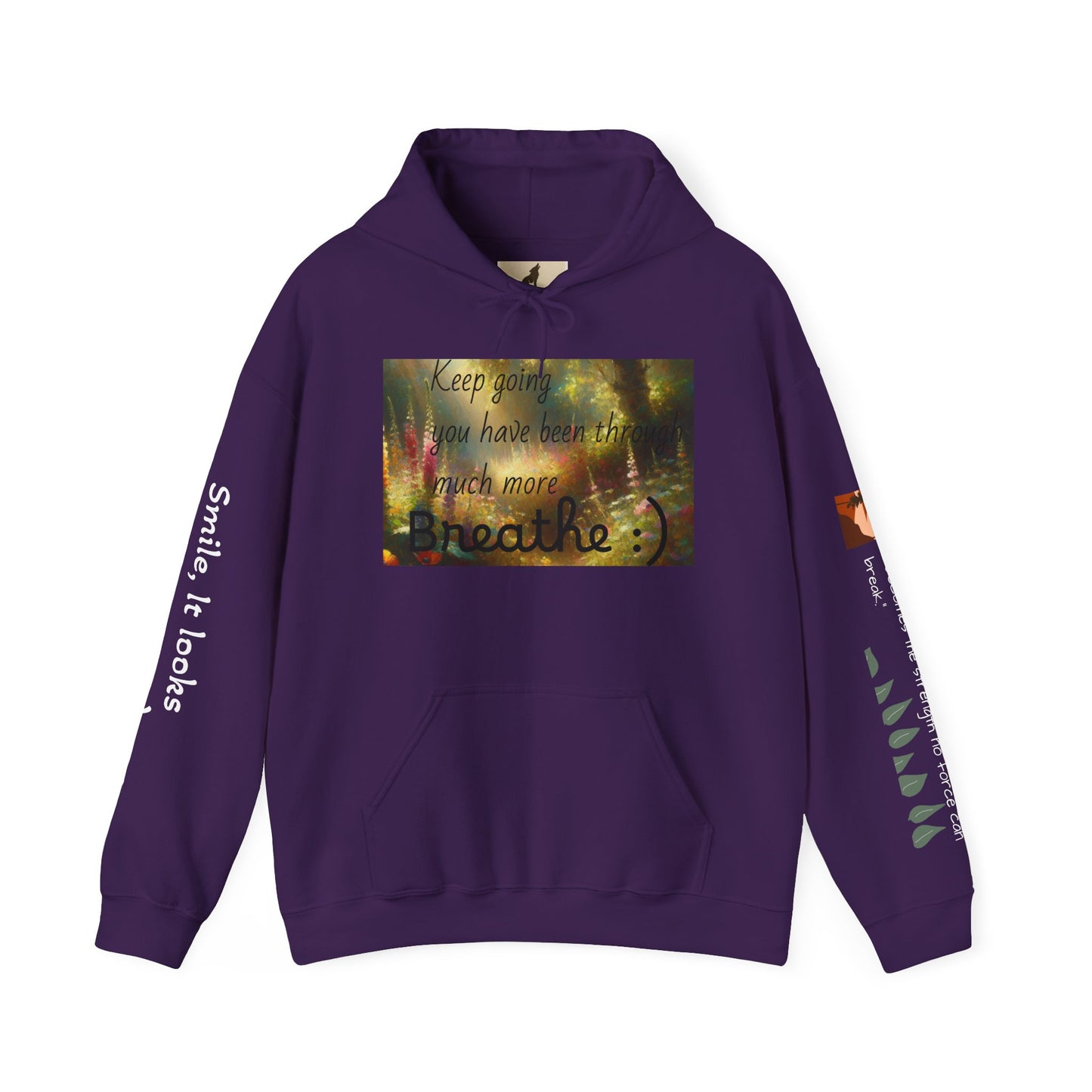 Wolf Meadow Hoodie – Strength in Stillness, Power in Kindness
