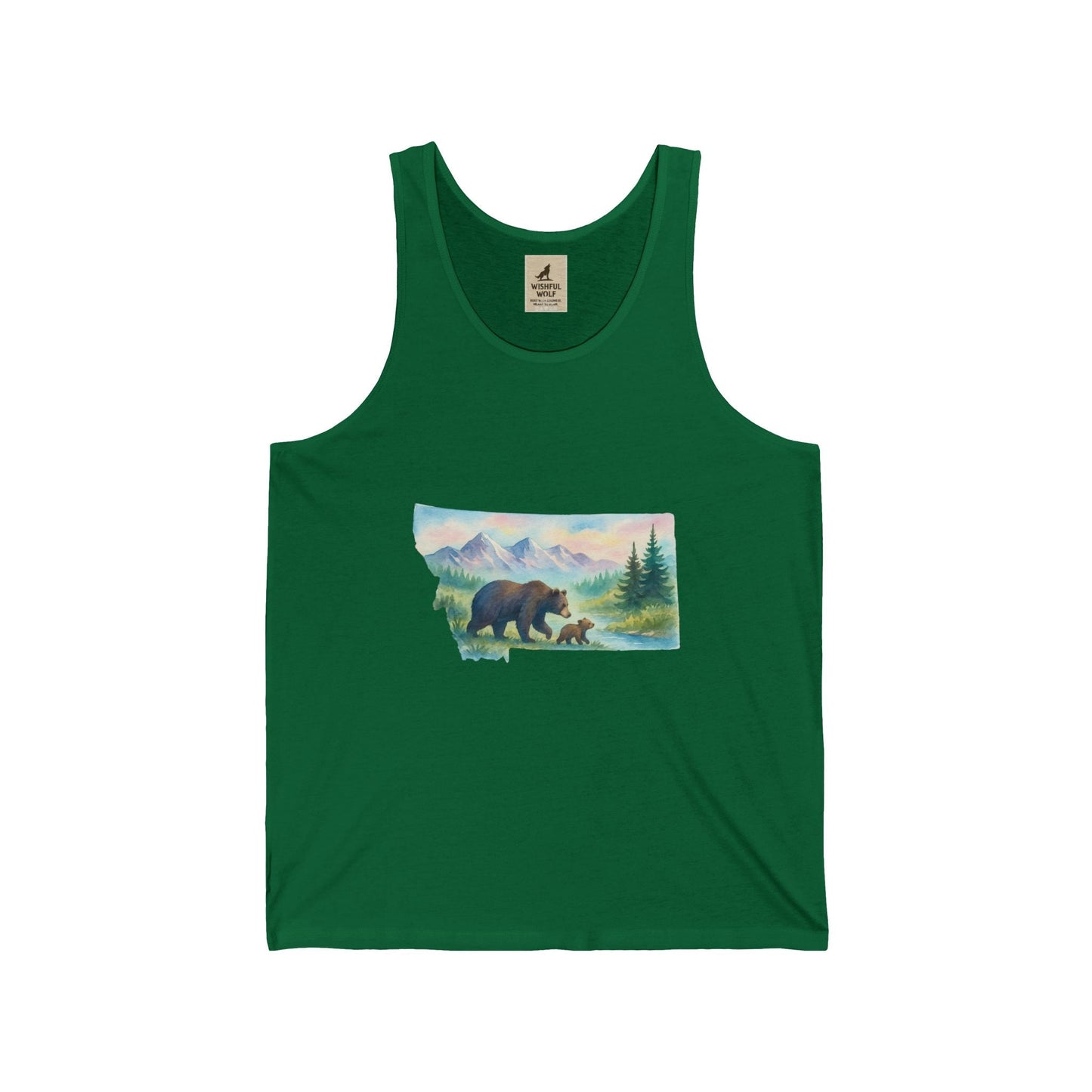 Montana Tank Top – Unisex Nature Shirt for Summer Adventures