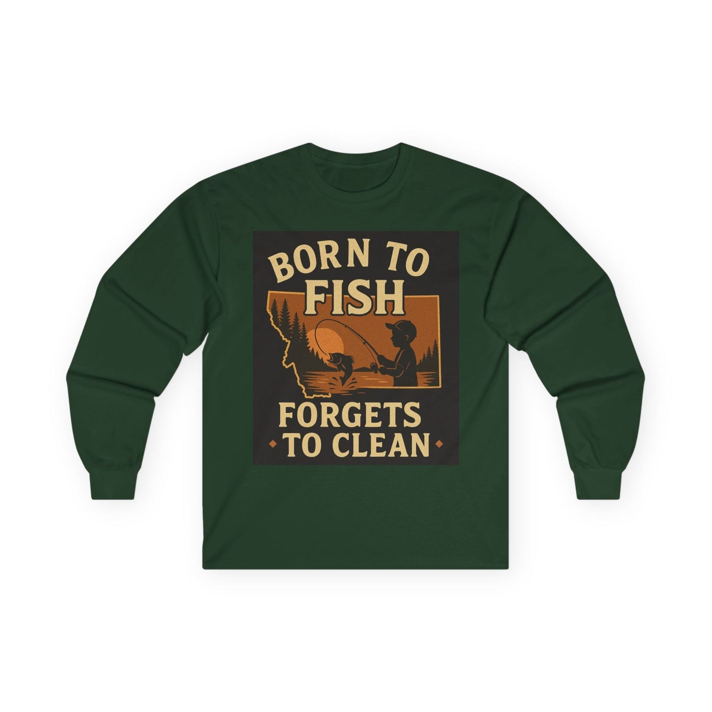 Fishing Long Sleeve Shirt – Angler Tee for Men & Women Outdoors