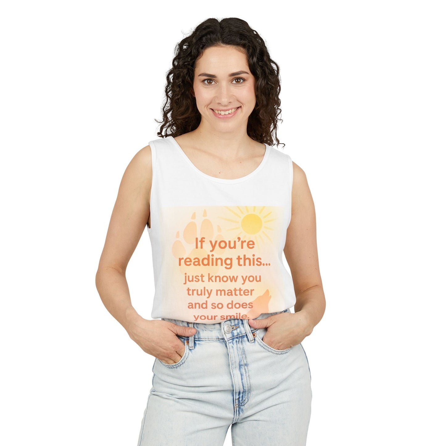 You Matter Nature Tank Top – Wolves Design Motivational Shirt