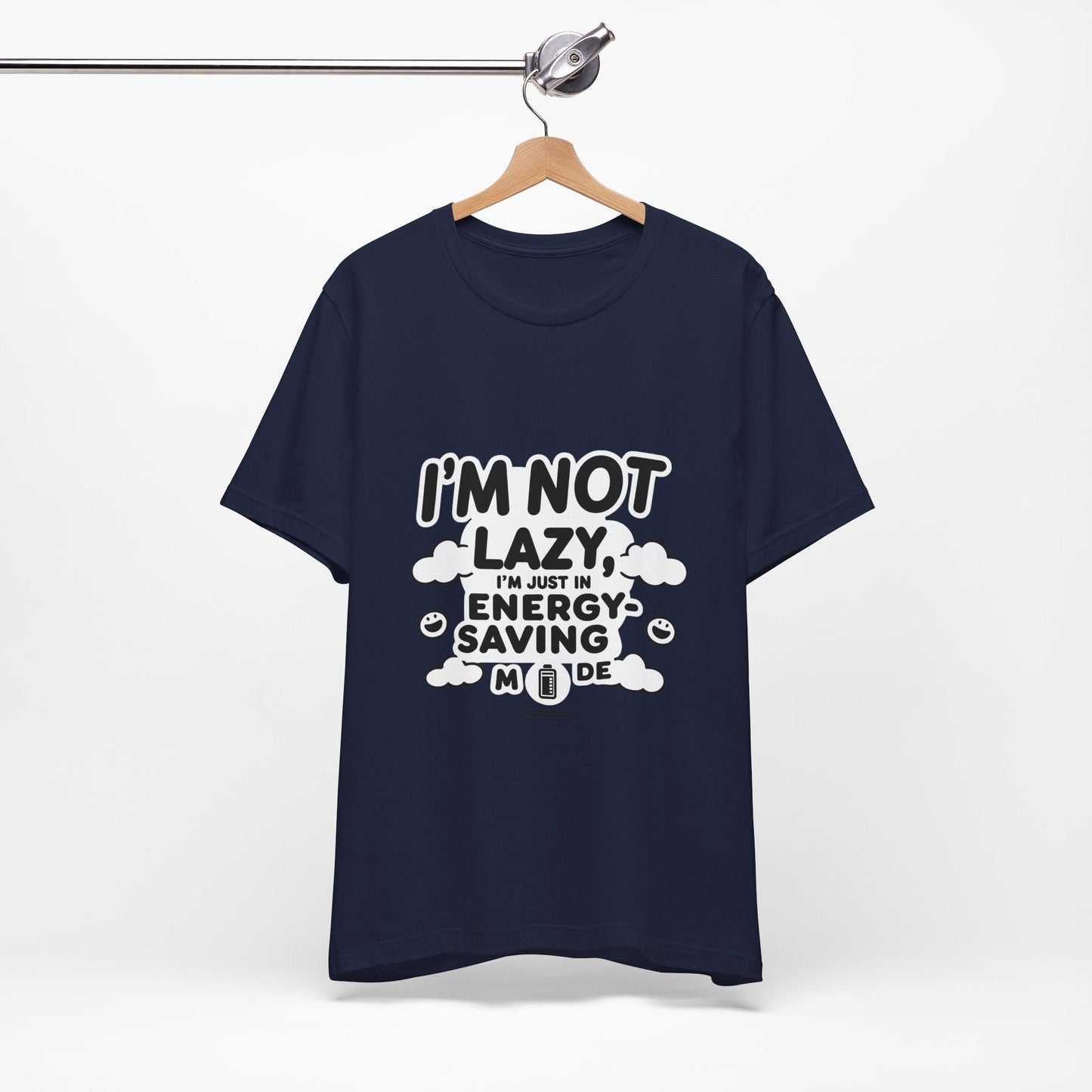 Funny Energy Saving Tee – Unisex Humor Shirt for Everyday Wear