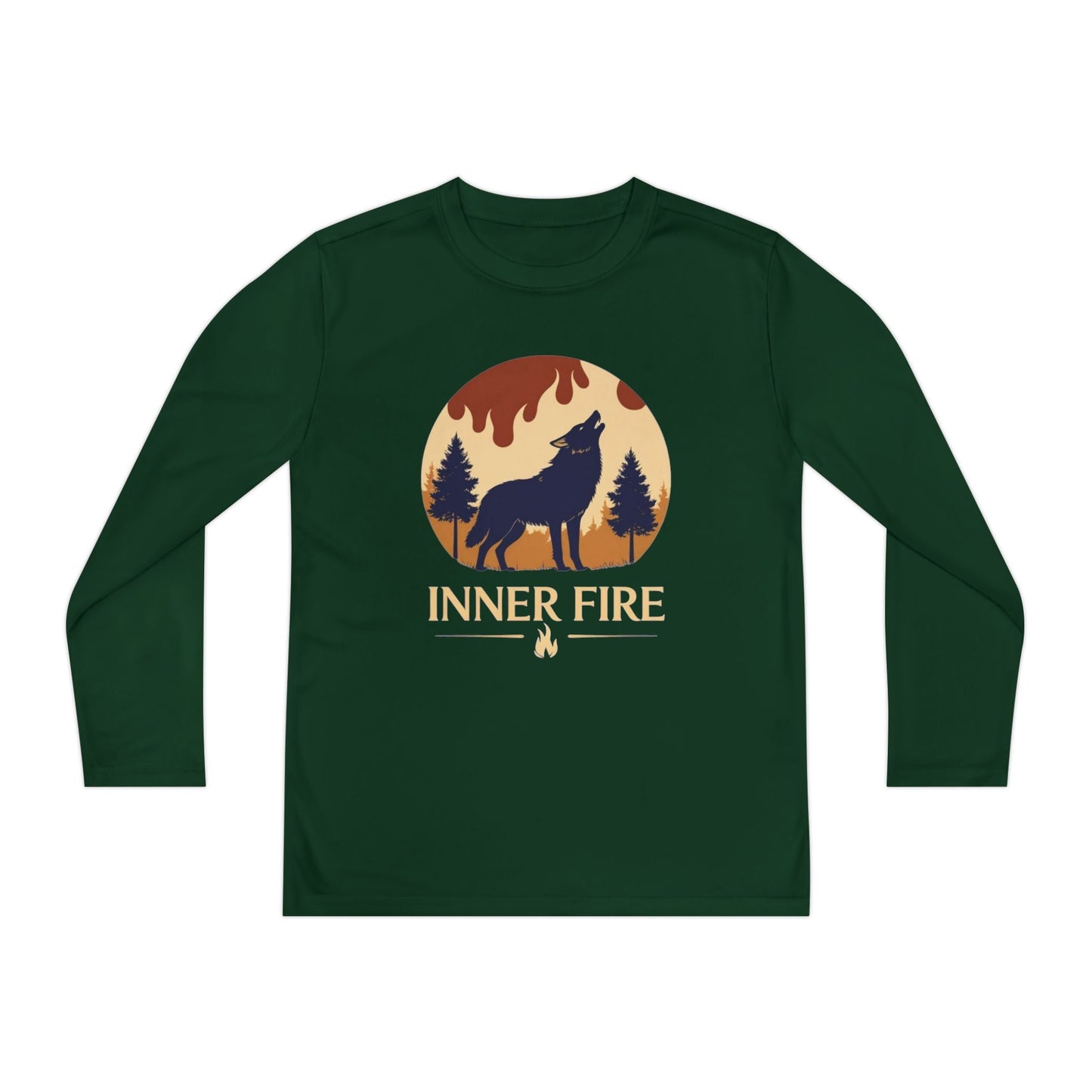 Youth Long Sleeve – Inner Fire Sparks Within Adventure Tee