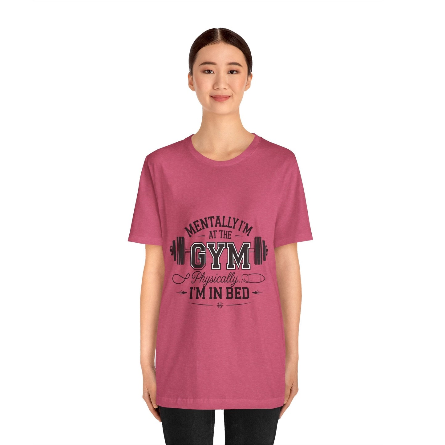 Gym Humor Tee – Motivational Graphic T-Shirt for Gym Lovers