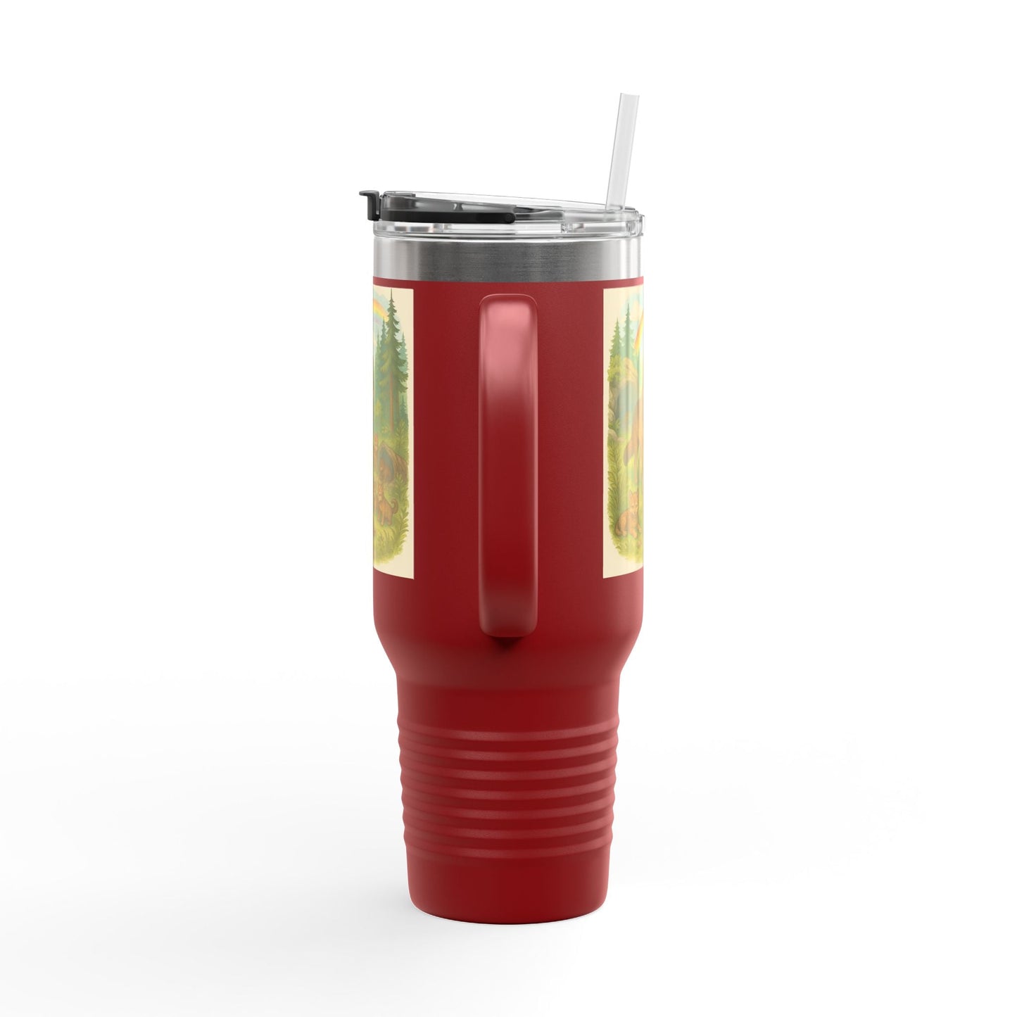 Wolves 40oz Insulated Travel Mug – Leak-Proof Tumbler for Outdoors