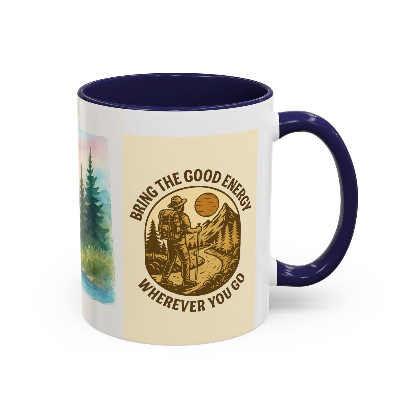 Nature-Inspired Mug – Bear & Mountain Coffee Cup for Outdoorsy Souls