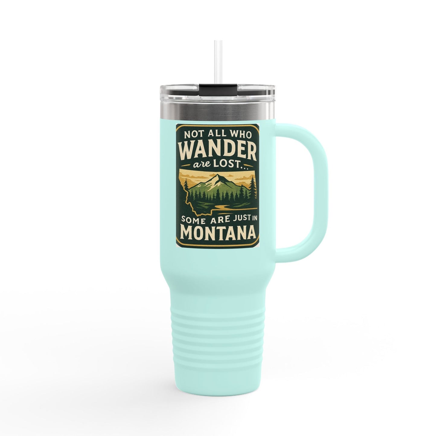 Montana 40oz Travel Mug – Adventure Tumbler for Hikers & Campers