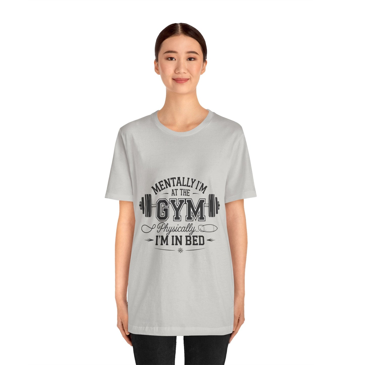 Gym Humor Tee – Motivational Graphic T-Shirt for Gym Lovers