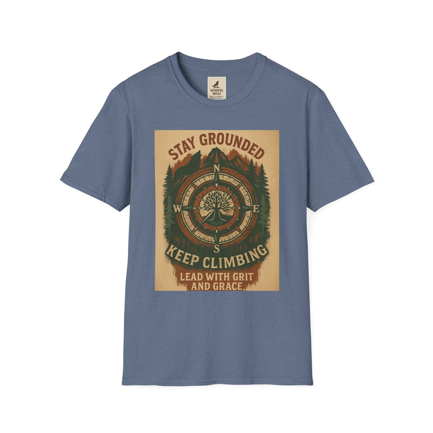 Adventure Hiking Tee – Stay Grounded Shirt for Nature Seekers