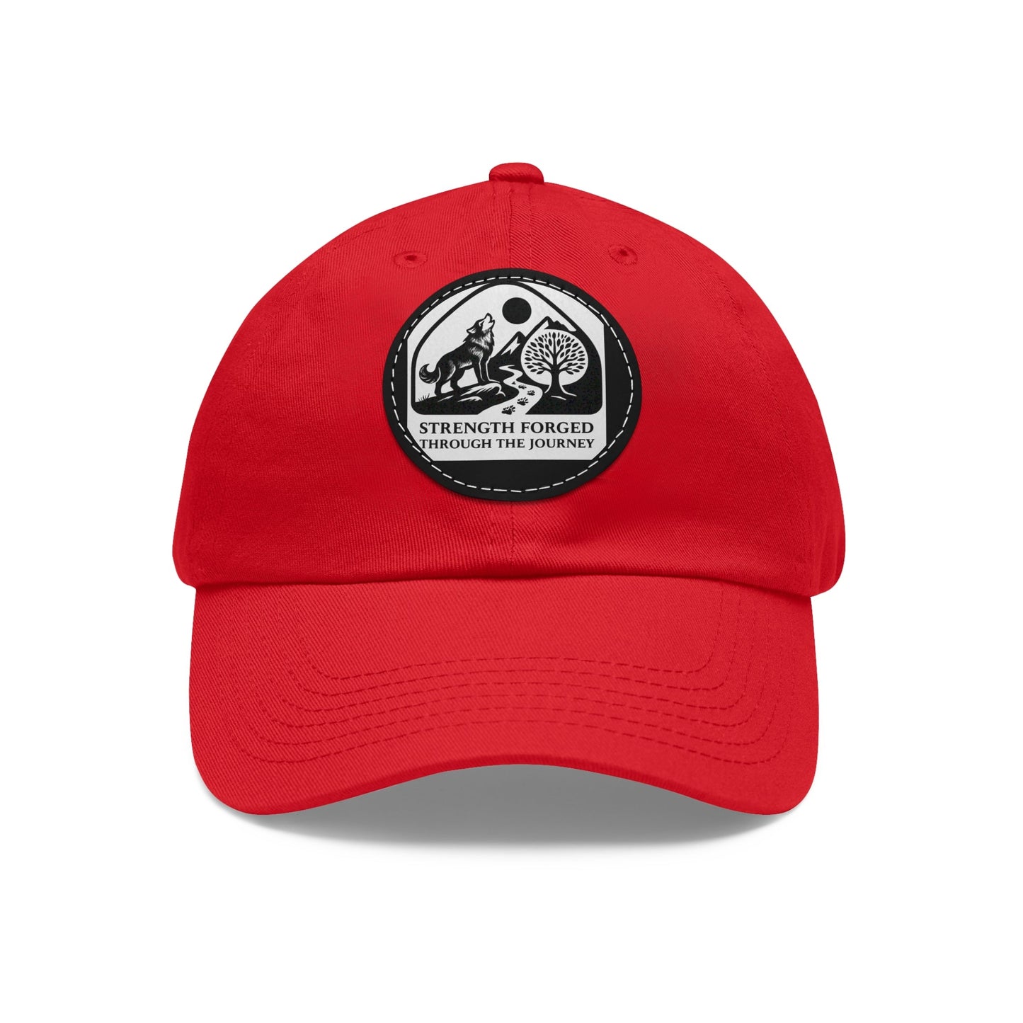 Wishful Wolf Dad Hat – Strength & Nature Inspired Headwear