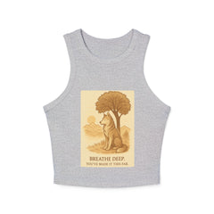 Women’s Nature Tank Top – Wolves & Motivational Outdoor Quote