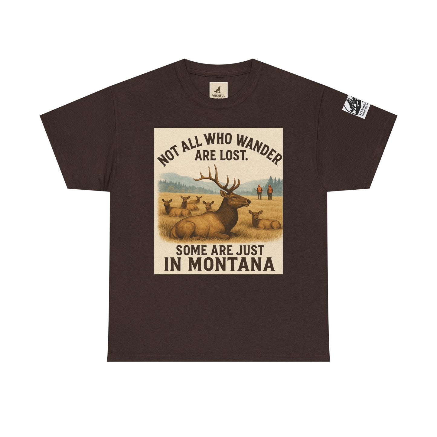 Unisex Montana Tee – Adventure Shirt for Hikers and Nature Lovers
