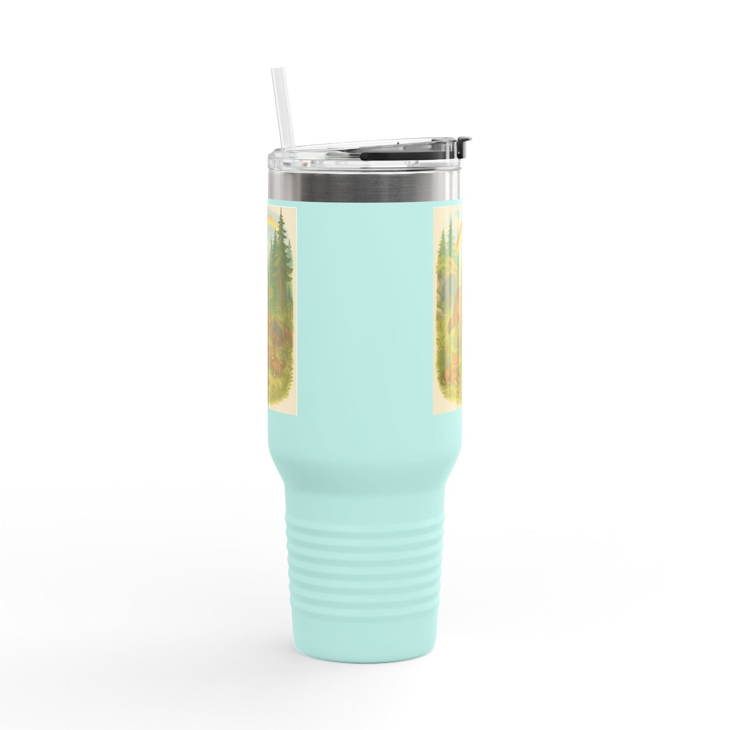 Wolves 40oz Insulated Travel Mug – Leak-Proof Tumbler for Outdoors