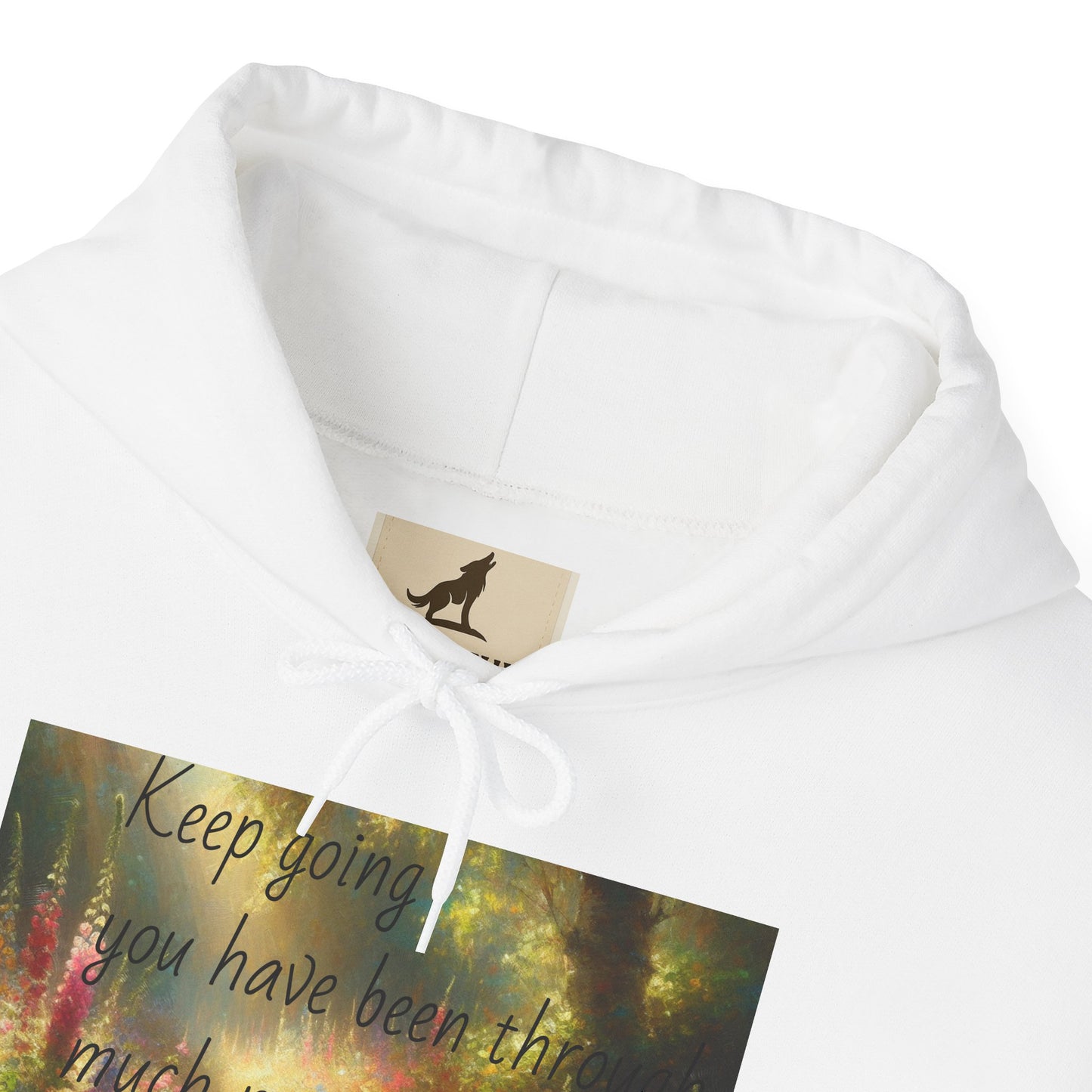 Wolf Meadow Hoodie – Strength in Stillness, Power in Kindness