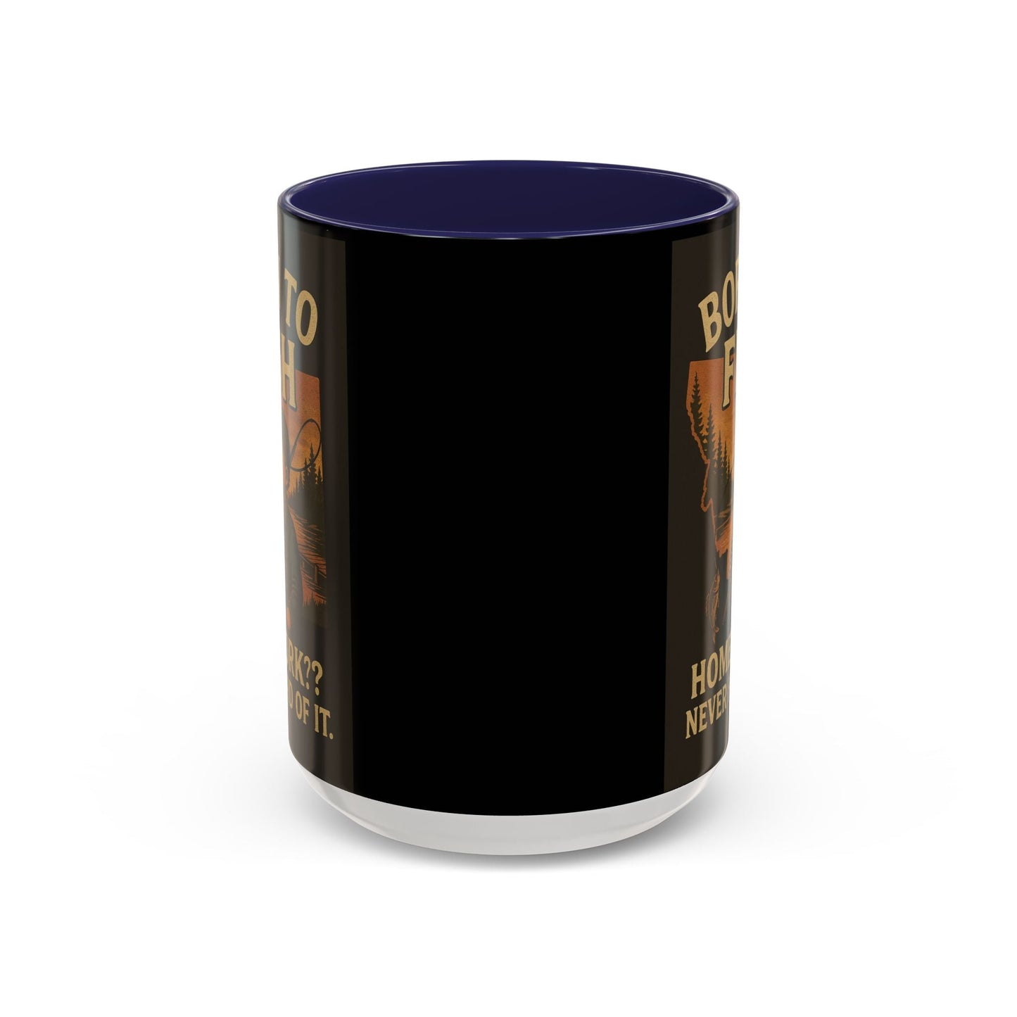 Retro Fishing Mug – Funny Coffee Cup Gift for Anglers & Campers