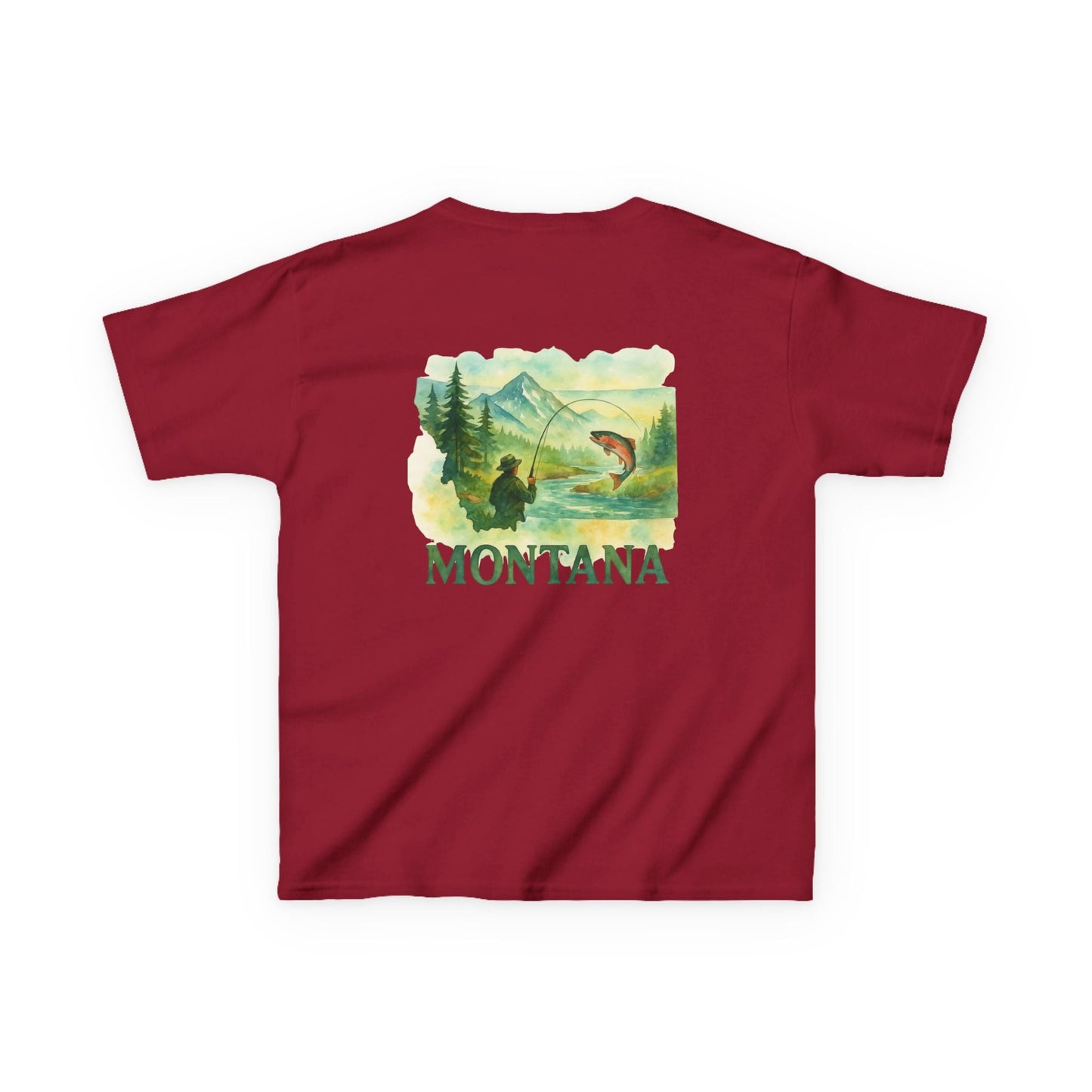 Kids Fishing T-Shirt – Funny Born to Fish, Skip Homework Design