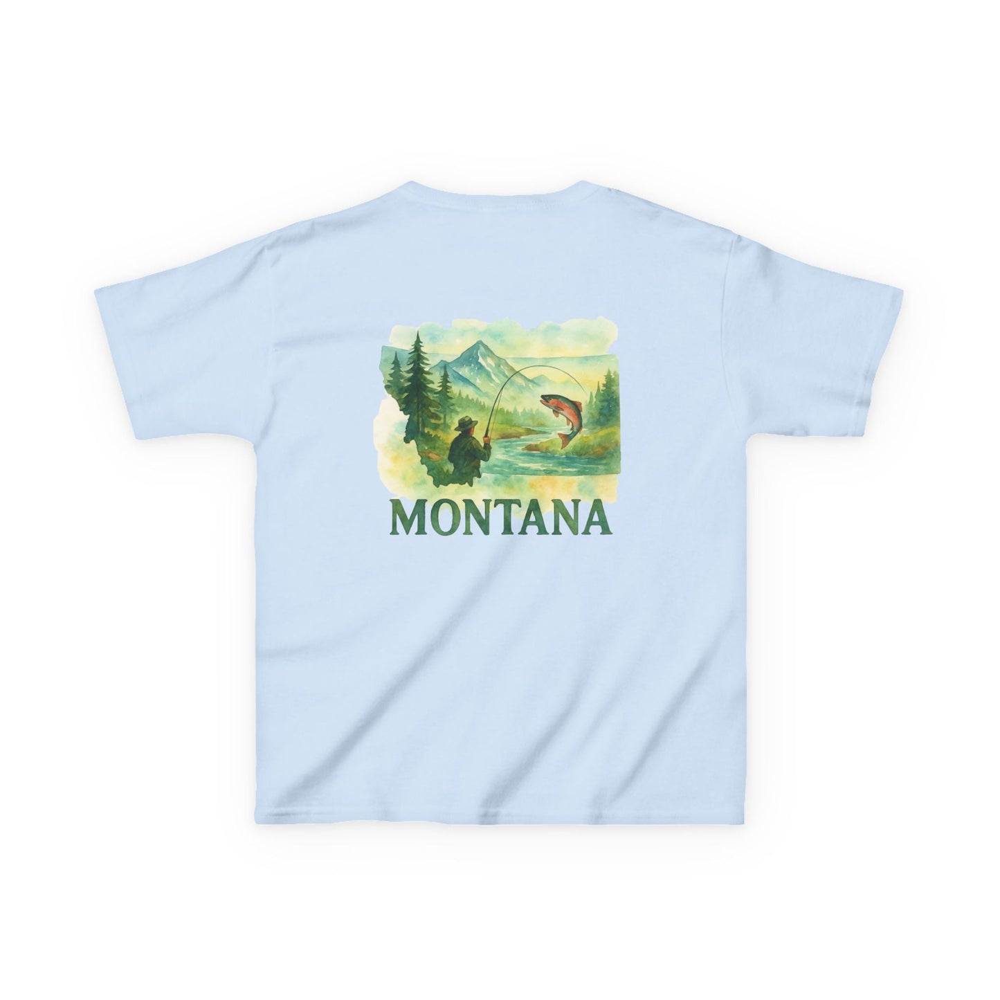 Kids Fishing T-Shirt – Funny Born to Fish, Skip Homework Design