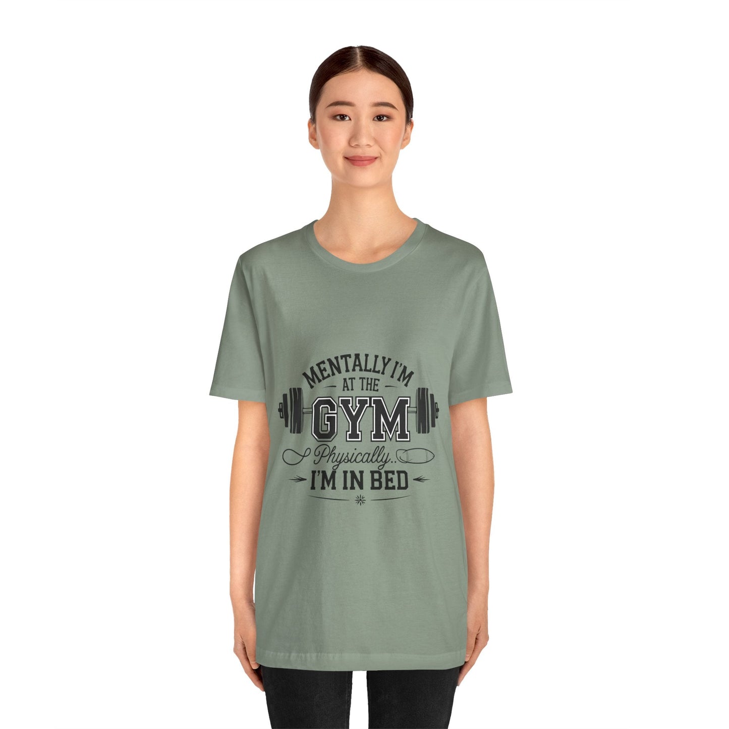 Gym Humor Tee – Motivational Graphic T-Shirt for Gym Lovers