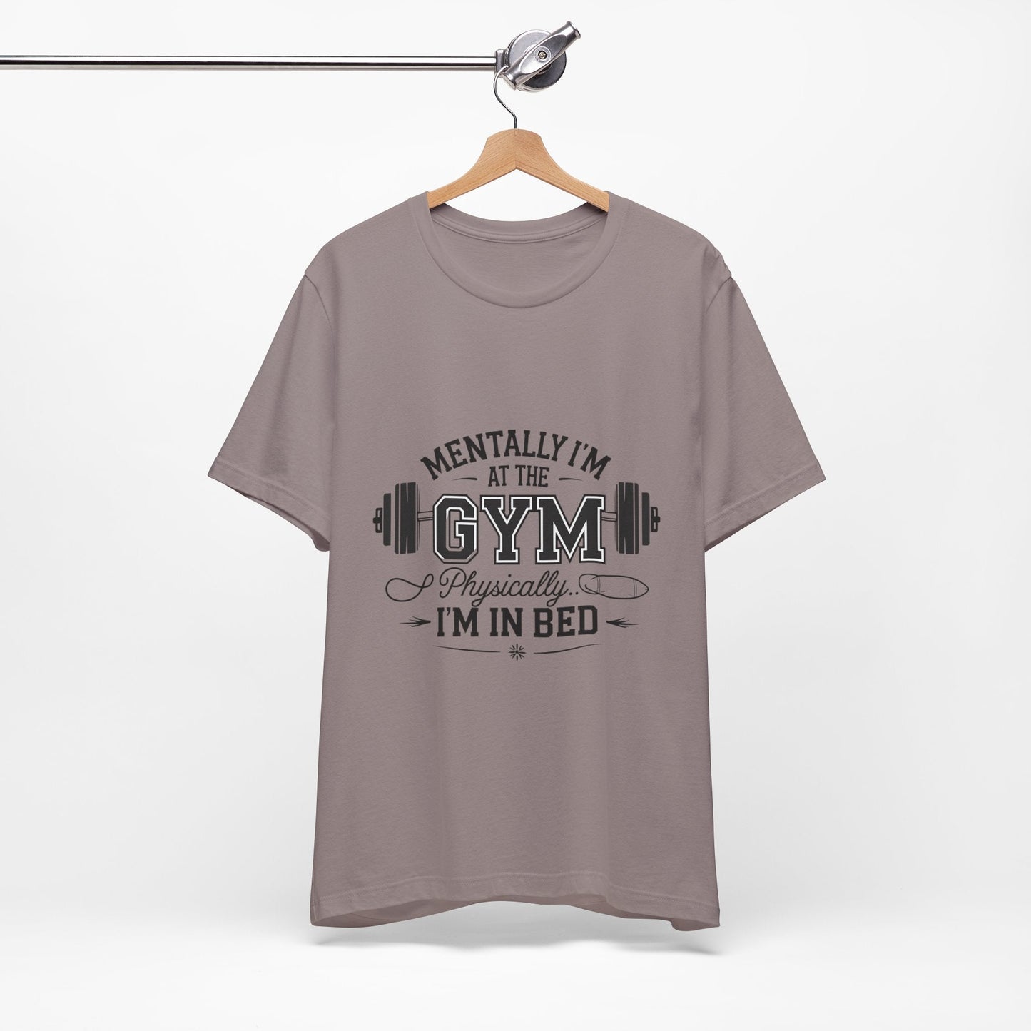 Gym Humor Tee – Motivational Graphic T-Shirt for Gym Lovers